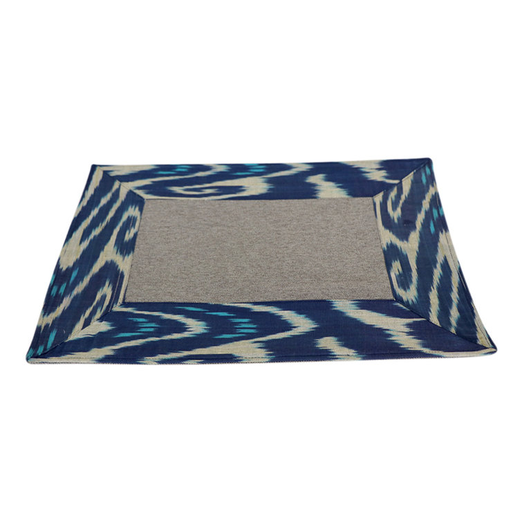 Sheherazade Home Blue Ikat Placemat Wayfair